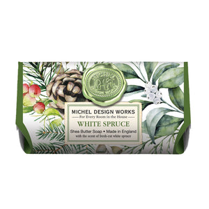 White Spruce Large Bath Soap Bar