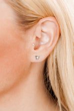 Load image into Gallery viewer, Screwback Stud Earrings - Billie Butterfly - Silver