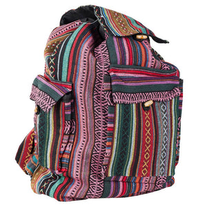 Stonewash Striped Backpack
