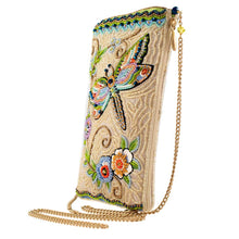 Load image into Gallery viewer, Soaring Spirit Beaded Dragonfly and Floral Crossbody Bag