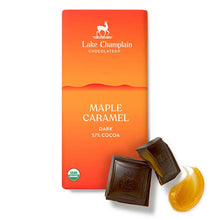 Load image into Gallery viewer, Dark Choc Maple Caramel Signature Bar, Organic &amp; Fair Trade
