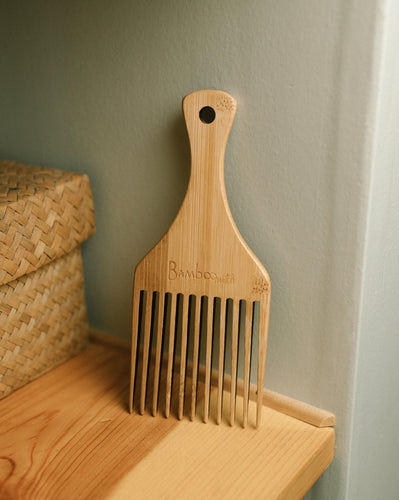 Bamboo Hair Pick