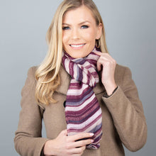 Load image into Gallery viewer, Dayton Lightweight Striped Sheer Scarf
