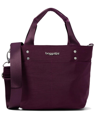Baggallini Women's Mini Carryall Tote  Mulberry