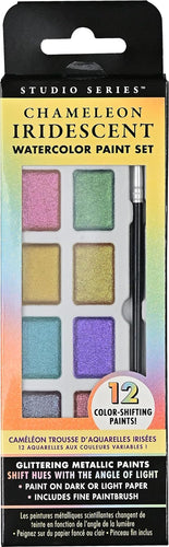 Studio Series Chameleon Iridescent Watercolor Paint Set (12 colors)