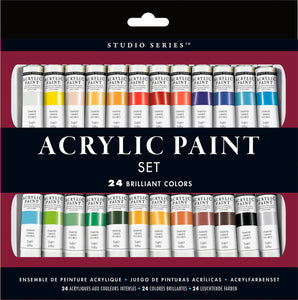 Studio Series Acrylic Paint Set (24 colors)