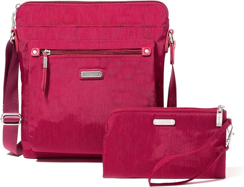 GO BAGG WITH RFID WRISTLET BEET RED