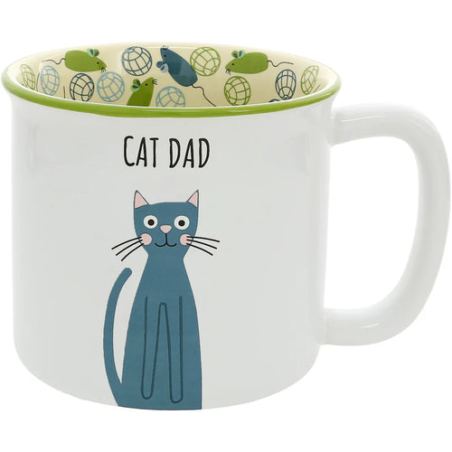 CAT DAD 18 OZ MUG