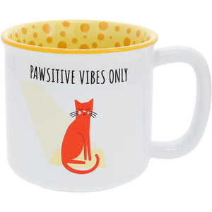 PAWSITIVE VIBES 18 OZ MUG