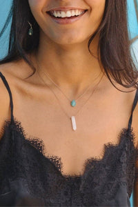 Amazonite Soul-Full of Light Necklace for Courage - SFOL05