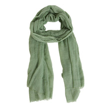Load image into Gallery viewer, Lightweight Scarf Jaymes Raw Edge Summer