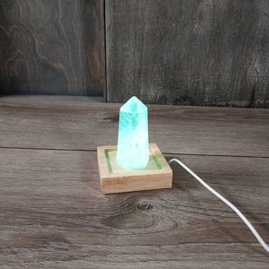 LED Crystal Display Light Stand