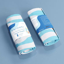 Load image into Gallery viewer, SAVE THE OCEAN Reversible Beach Towel