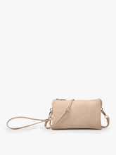 Load image into Gallery viewer, Riley Monogrammable 3 Compartment Crossbody/Wristlet