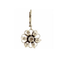 Load image into Gallery viewer, Layered Crystal Flower Earring
