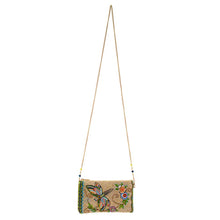 Load image into Gallery viewer, Soaring Spirit Beaded Dragonfly and Floral Crossbody Bag