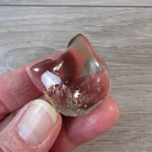Gemstone Cat Face Figurines 1-Inch