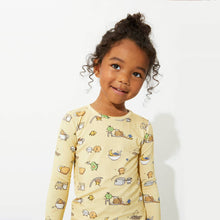 Load image into Gallery viewer, Love You Brunches Bamboo Kids Pajamas Two-Piece Set