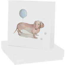 Load image into Gallery viewer, Balloon and Dog - Earring &amp; Card Set