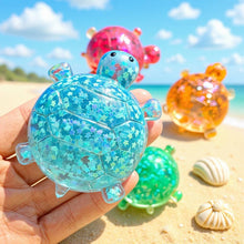 Load image into Gallery viewer, Squishy Glitter cute sea turtle Sugar squishy toy - Random Color