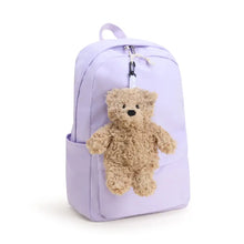 Load image into Gallery viewer, Brown Curly Bear Bag Charm