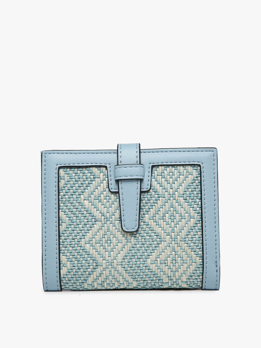 Bessie Canvas Wallet w/ Slip Closure