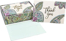 Load image into Gallery viewer, Watercolor Paisley Thank You Notes