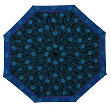 Load image into Gallery viewer, Peacock Folding Travel Umbrella