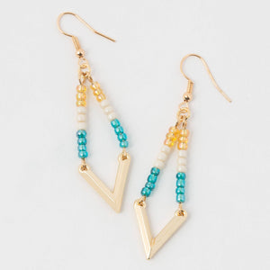 Aurelia Kite Seed Bead Earrings