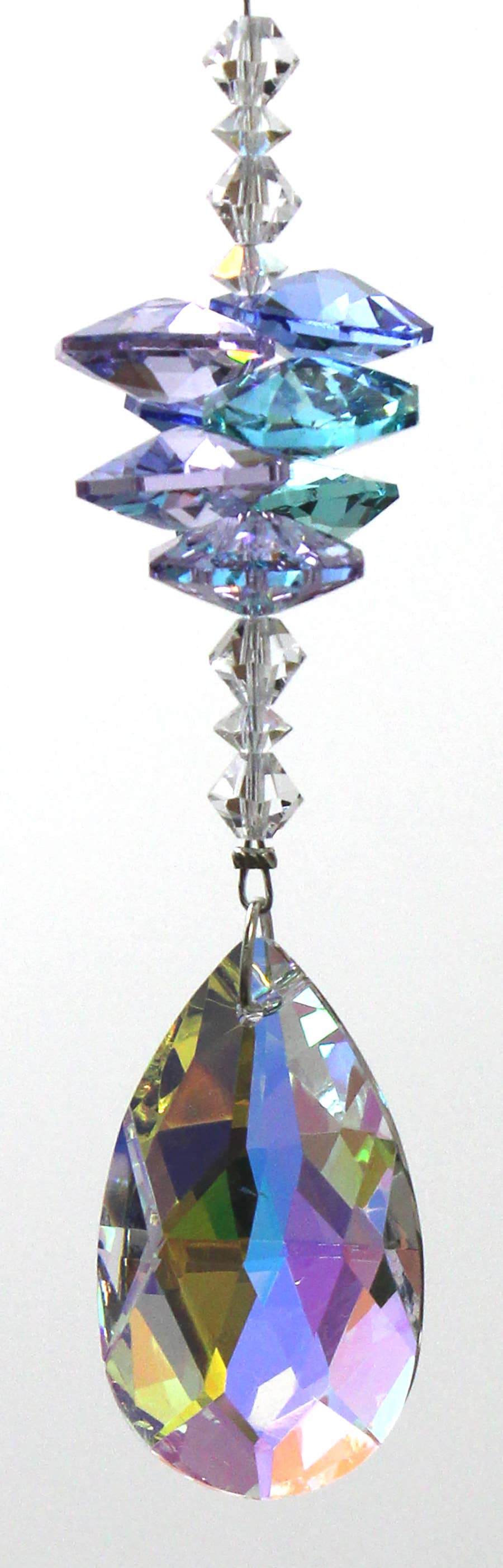 Northern Lights Octagon Strand Suncatcher with Almond Drop