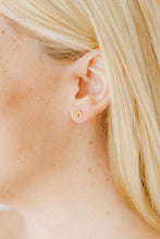 Load image into Gallery viewer, Screwback Stud Earrings - Ruby Bow