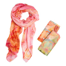 Load image into Gallery viewer, Lightweight Scarf Tilly Summer Abstract Garden 6 Piece Set