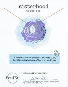 Moonstone Luxe Necklace for Sisterhood - OLOVE09