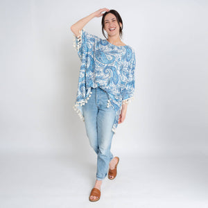 Elsie One Size Fringe Beach Swimsuit Cover Up