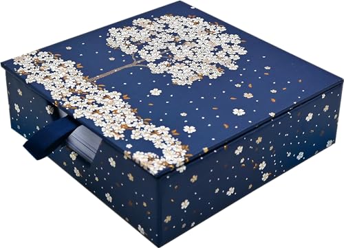 desk notes falling blossoms