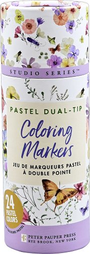 Studio Series Dual-Tip Pastel Markers (Set of 24)