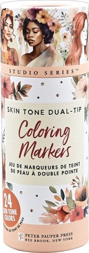 Studio Series Dual-Tip Skin Tone Markers (Set of 24)