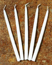 Load image into Gallery viewer, White Hanukah Candles - box of 45 Candles