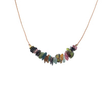 Load image into Gallery viewer, Rainbow Tourmaline Seed Necklace for Happiness - SEED07