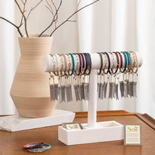 Load image into Gallery viewer, Good Karma Ombre w/Chain Bracelet - Strength &amp; Grace Charcoa