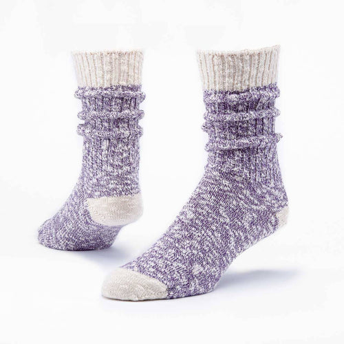 Organic Cotton Heathered Ragg Socks