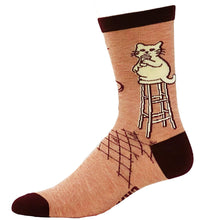 Load image into Gallery viewer, Women&#39;s I Need Coffee Right Meow Socks Funny Cat Lover Sock