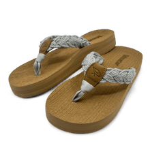Load image into Gallery viewer, Harbor Silver Sparkle Flip Flop