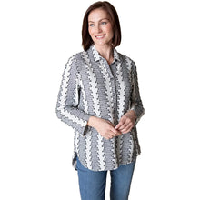 Load image into Gallery viewer, ss26 Habitat Women's Embroidered Cotton Wrap Around Shirt 48447