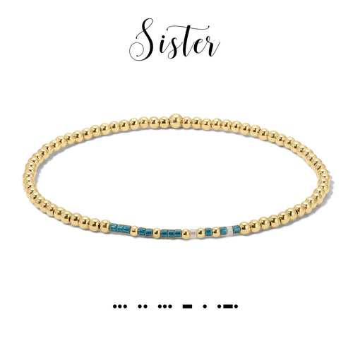 14K Gold-Filled Bracelets Sister