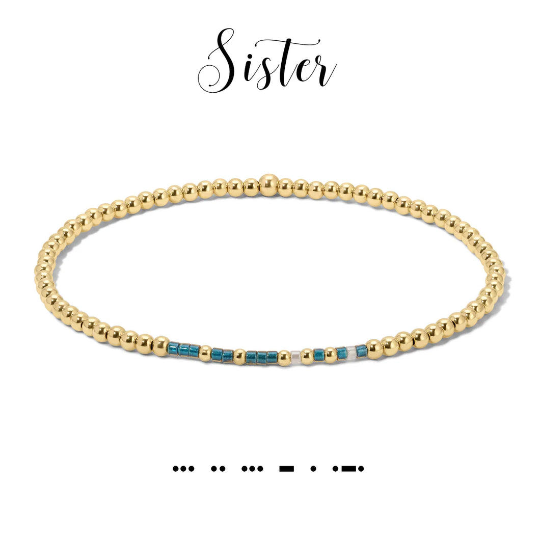 14K Gold-Filled Bracelets Sister
