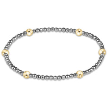 Load image into Gallery viewer, faceted hematite bracelet