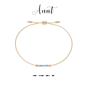 Dot and Dash Aunt Bracelet