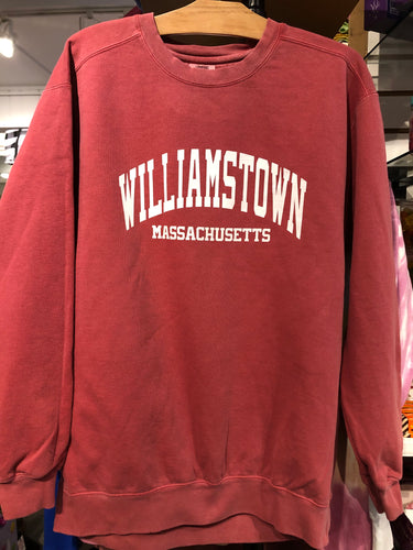 Crimson Williamstown Crew Sweatshirt