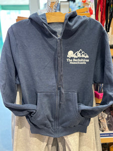 ZIP UP HOODY BERKSHIRE MOUNTAINS DENIM